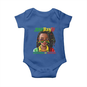 Black Prince Juneteenth 1865 Baby Onesie Loc'd Hair Remembering My Ancestor for Women TS01 Royal Blue Print Your Wear