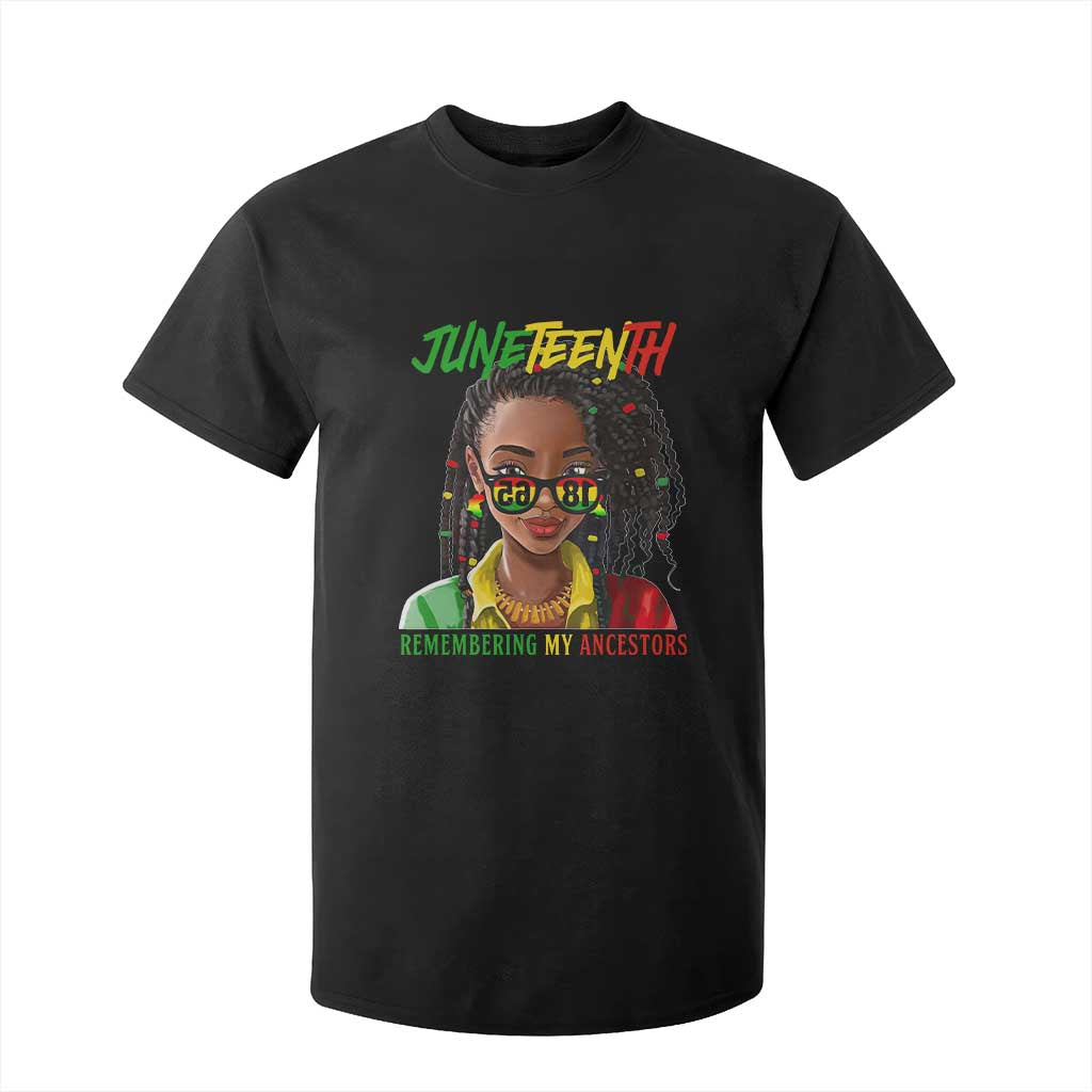Black Prince Juneteenth 1865 T Shirt For Kid Loc'd Hair Remembering My Ancestor for Women TS01 Black Print Your Wear