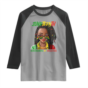 Black Prince Juneteenth 1865 Raglan Shirt Loc'd Hair Remembering My Ancestor for Women TS01 Sport Gray Black Print Your Wear