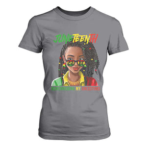 Black Prince Juneteenth 1865 T Shirt For Women Loc'd Hair Remembering My Ancestor for Women TS01 Charcoal Print Your Wear