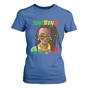 Black Prince Juneteenth 1865 T Shirt For Women Loc'd Hair Remembering My Ancestor for Women TS01 Royal Blue Print Your Wear