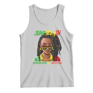 Black Prince Juneteenth 1865 Tank Top Loc'd Hair Remembering My Ancestor for Women TS01 Ash Print Your Wear