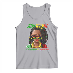 Black Prince Juneteenth 1865 Tank Top Loc'd Hair Remembering My Ancestor for Women TS01 Athletic Heather Print Your Wear