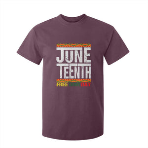 Juneteenth Freedom Day T Shirt For Kid Since 1865 Black History Month TS01 Maroon Print Your Wear