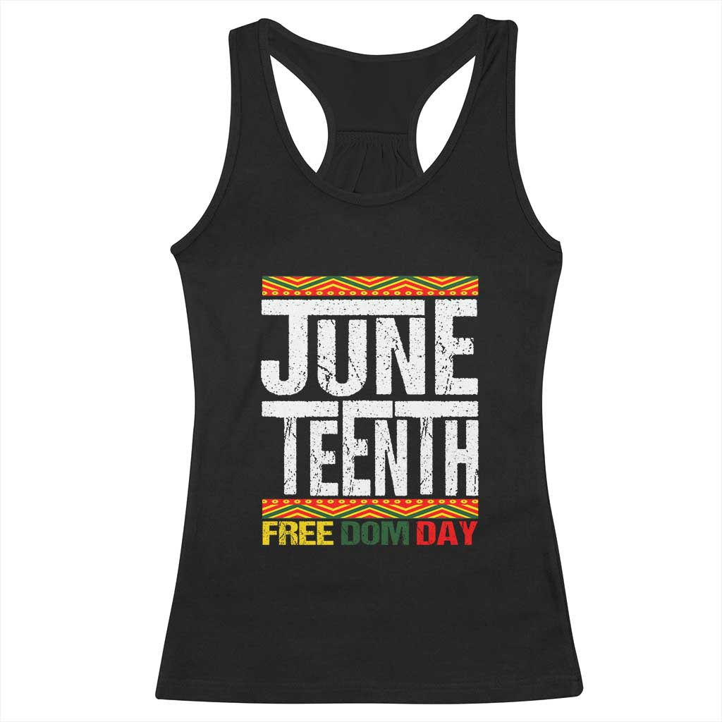 Juneteenth Freedom Day Racerback Tank Top Since 1865 Black History Month TS01 Black Print Your Wear