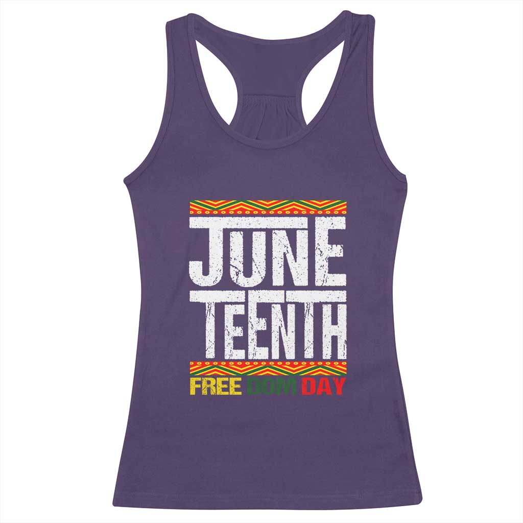 Juneteenth Freedom Day Racerback Tank Top Since 1865 Black History Month TS01 Purple Print Your Wear