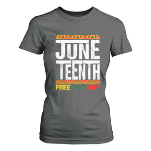 Juneteenth Freedom Day T Shirt For Women Since 1865 Black History Month TS01 Dark Heather Print Your Wear