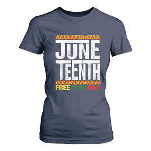Juneteenth Freedom Day T Shirt For Women Since 1865 Black History Month TS01 Navy Print Your Wear