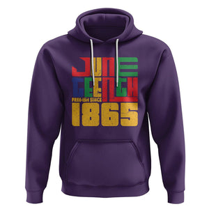 Vintage Free Ish Since 1865 Hoodie TS01 Purple Printyourwear