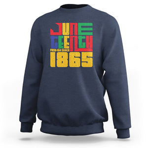 Vintage Free Ish Since 1865 Sweatshirt TS01 Navy Printyourwear