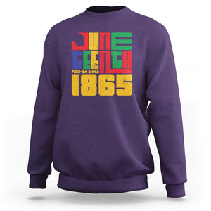 Vintage Free Ish Since 1865 Sweatshirt TS01 Purple Printyourwear