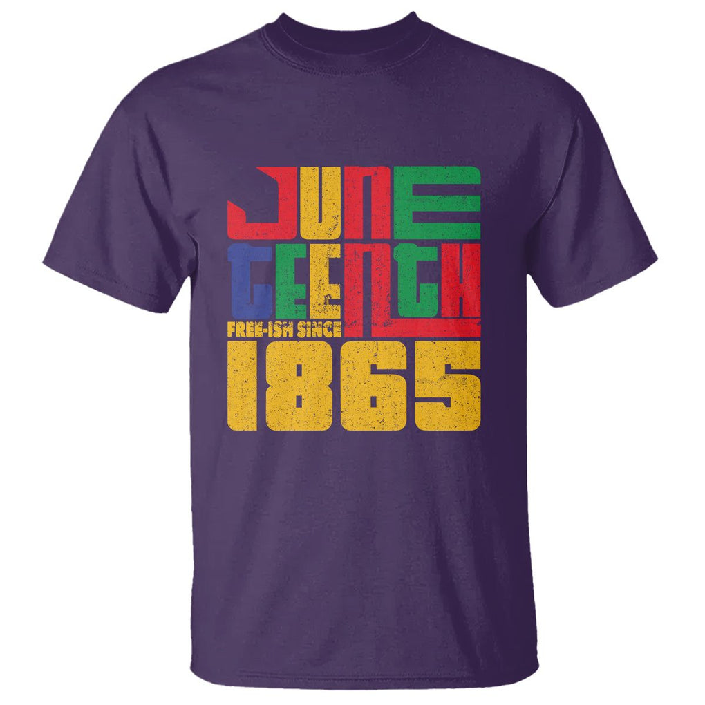 Vintage Free Ish Since 1865 T Shirt TS01 Purple Printyourwear