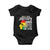 Juneteenth 1865 Baby Onesie Because My Ancestors Weren't Free In 1776 Raised Fist TS01 Black Print Your Wear