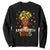 Melanin Queen Sweatshirt 1865 Juneteenth Celebrate African American Freedom Day for Women TS01 Black Printyourwear