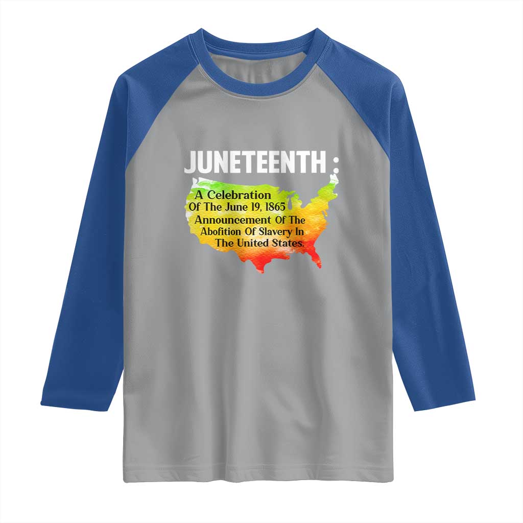 Black History Raglan Shirt With African Map Juneteenth Celebration TS01 Sport Gray Royal Print Your Wear