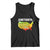 Black History Tank Top With African Map Juneteenth Celebration TS01 Black Print Your Wear