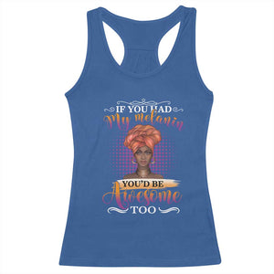 Juneteenth Pride Racerback Tank Top You'd Be Awesome Black History Month TS01 Royal Blue Print Your Wear