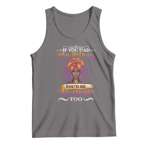 Juneteenth Pride Tank Top You'd Be Awesome Black History Month TS01 Deep Heather Print Your Wear