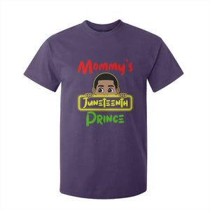 Mommy's Juneteenth Prince T Shirt For Kid Black Boy TS01 Purple Print Your Wear