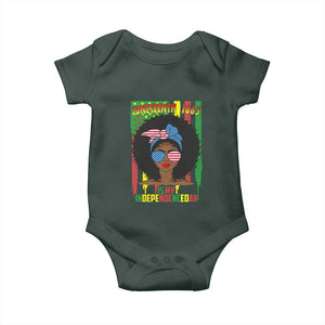 Juneteenth Is My Independence Day Baby Onesie For Black Women Not 4th Of July TS01 Print Your Wear