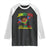 Juneteenth Is My Independence Day Raglan Shirt Super Hero Black Boy TS01 Black White Print Your Wear