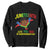 Happy Juneteenth Is My Independence Day Sweatshirt Super Hero Black Boy TS01 Black Printyourwear