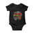 Black Heritage Pride Baby Onesie For Melanin Black Women Natural Hair Afro Word Art TS01 Black Print Your Wear