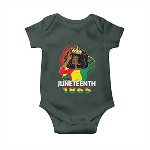 Queen Afro Baby Onesie Juneteenth 1865 TS01 Print Your Wear