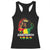 Queen Afro Racerback Tank Top Juneteenth 1865 TS01 Black Print Your Wear