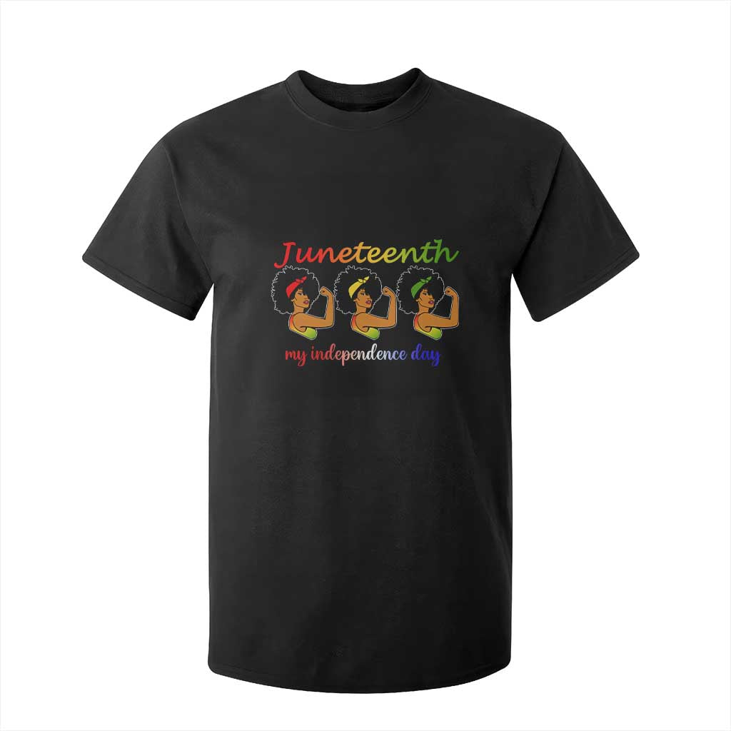 African American History T Shirt For Kid Juneteenth Is My Independence Day Freedom Black Women TS01 Black Print Your Wear