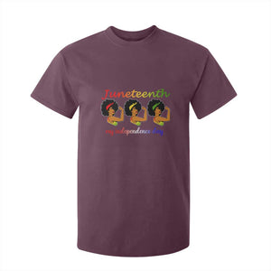African American History T Shirt For Kid Juneteenth Is My Independence Day Freedom Black Women TS01 Maroon Print Your Wear