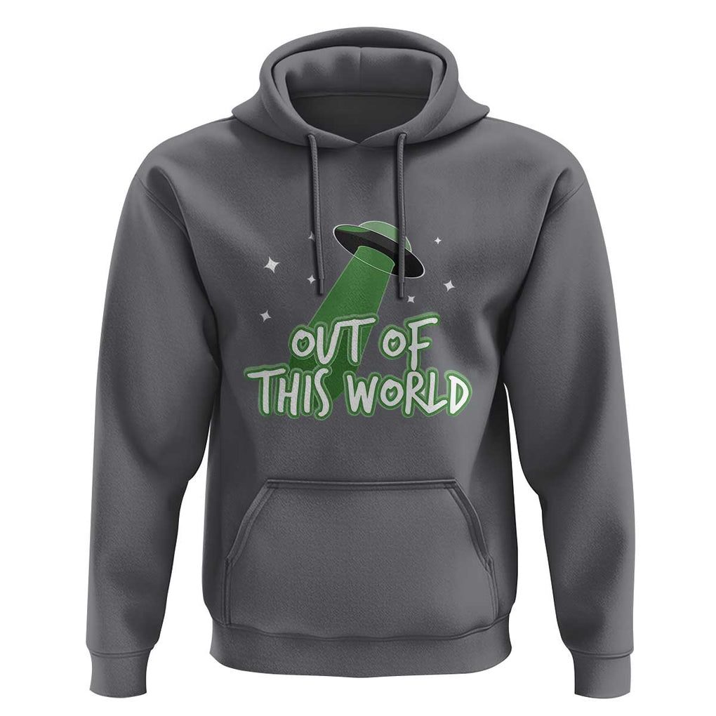 Out Of This World Hoodie TS01 Charcoal Print Your Wear