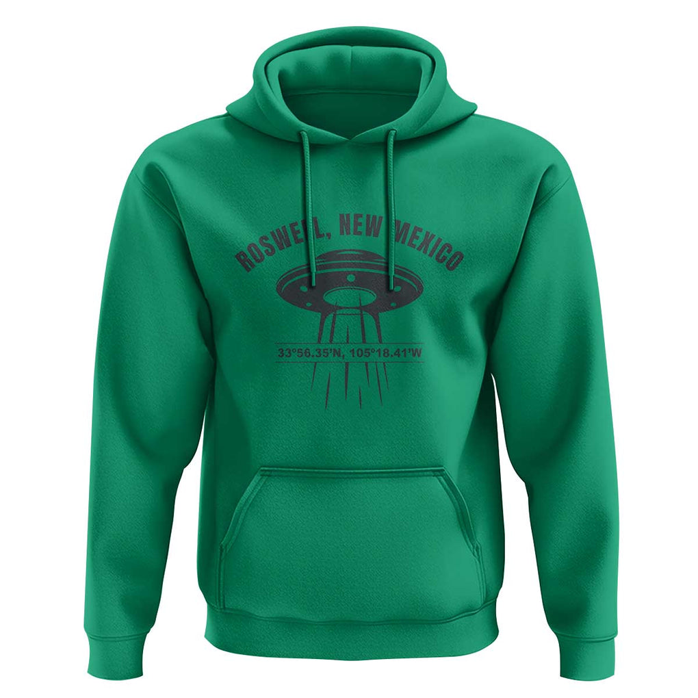 Roswell New Mexico UFO Alien UAP Hoodie TS01 Irish Green Print Your Wear
