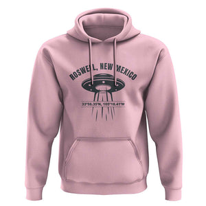 Roswell New Mexico UFO Alien UAP Hoodie TS01 Light Pink Print Your Wear