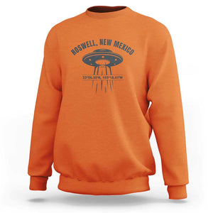 Roswell New Mexico UFO Alien UAP Sweatshirt TS01 Orange Print Your Wear
