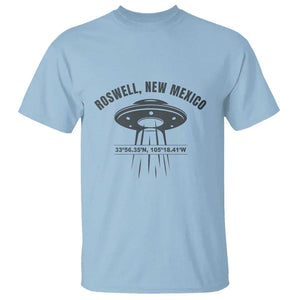 Roswell New Mexico UFO Alien UAP T Shirt TS01 Light Blue Print Your Wear