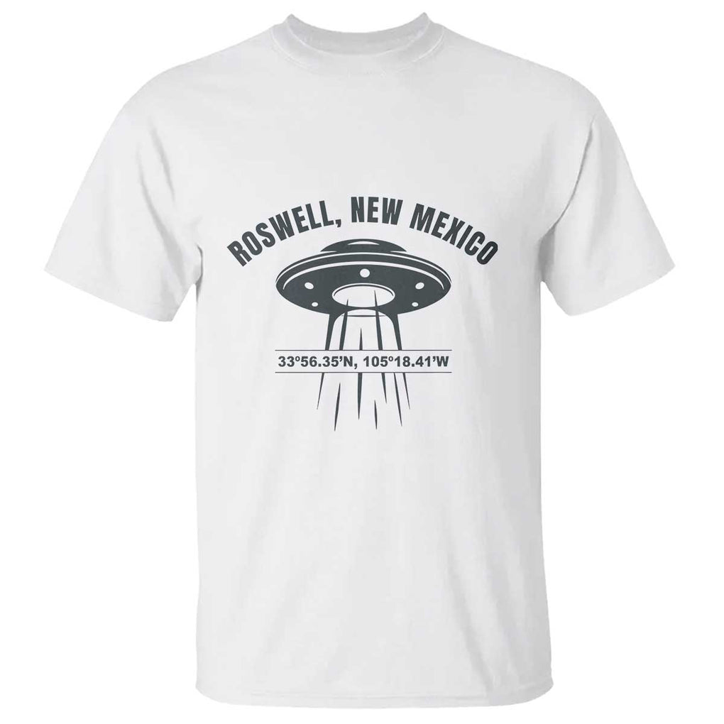 Roswell New Mexico UFO Alien UAP T Shirt TS01 White Print Your Wear