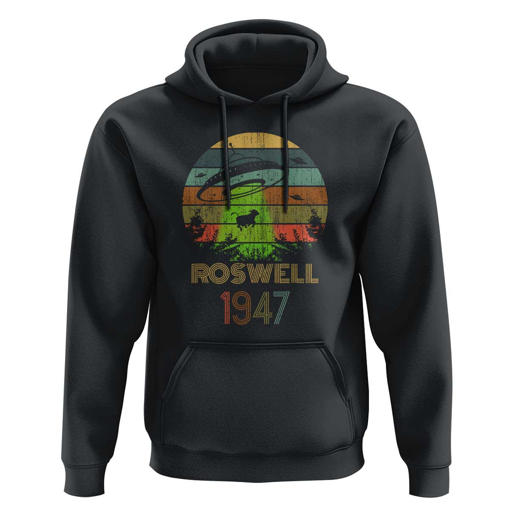 Alien UFO Custome Abduction Roswell 1947 Space Alien Lover Hoodie TS01 Black Print Your Wear
