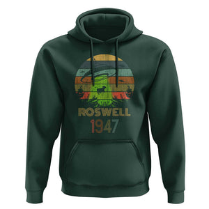 Alien UFO Custome Abduction Roswell 1947 Space Alien Lover Hoodie TS01 Dark Forest Green Print Your Wear