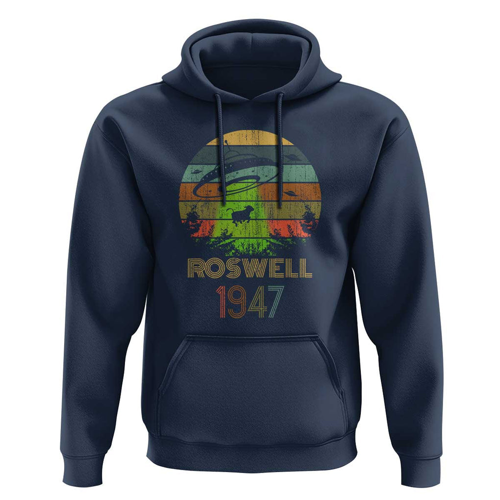 Alien UFO Custome Abduction Roswell 1947 Space Alien Lover Hoodie TS01 Navy Print Your Wear