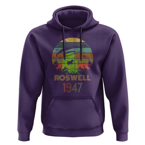 Alien UFO Custome Abduction Roswell 1947 Space Alien Lover Hoodie TS01 Purple Print Your Wear