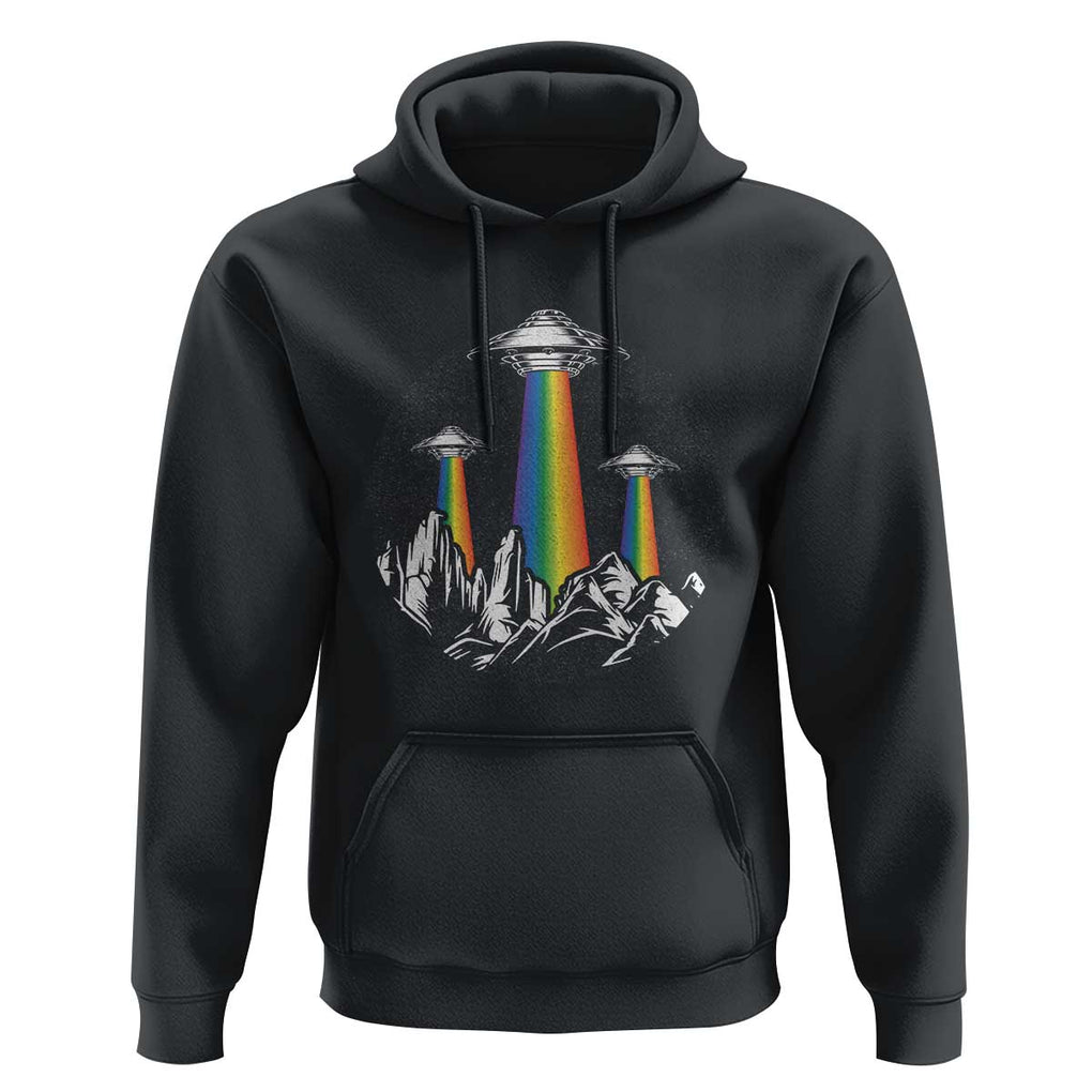 World UFO Day Hoodie TS01 Black Print Your Wear