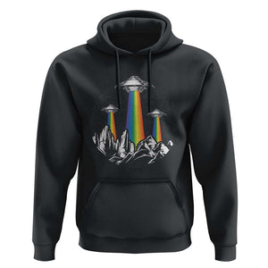 World UFO Day Hoodie TS01 Black Print Your Wear