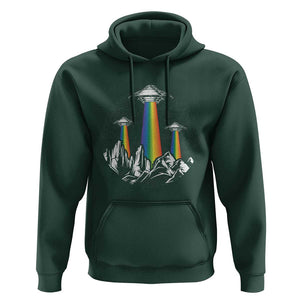 World UFO Day Hoodie TS01 Dark Forest Green Print Your Wear