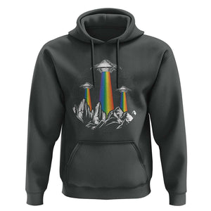 World UFO Day Hoodie TS01 Dark Heather Print Your Wear