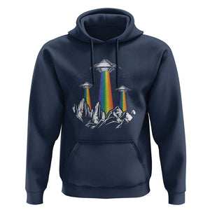 World UFO Day Hoodie TS01 Navy Print Your Wear