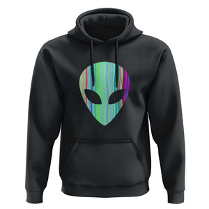 Alien Head Holographic Cute UFO Hoodie TS01 Black Print Your Wear