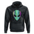 Alien Head Holographic Cute UFO Hoodie TS01 Black Print Your Wear