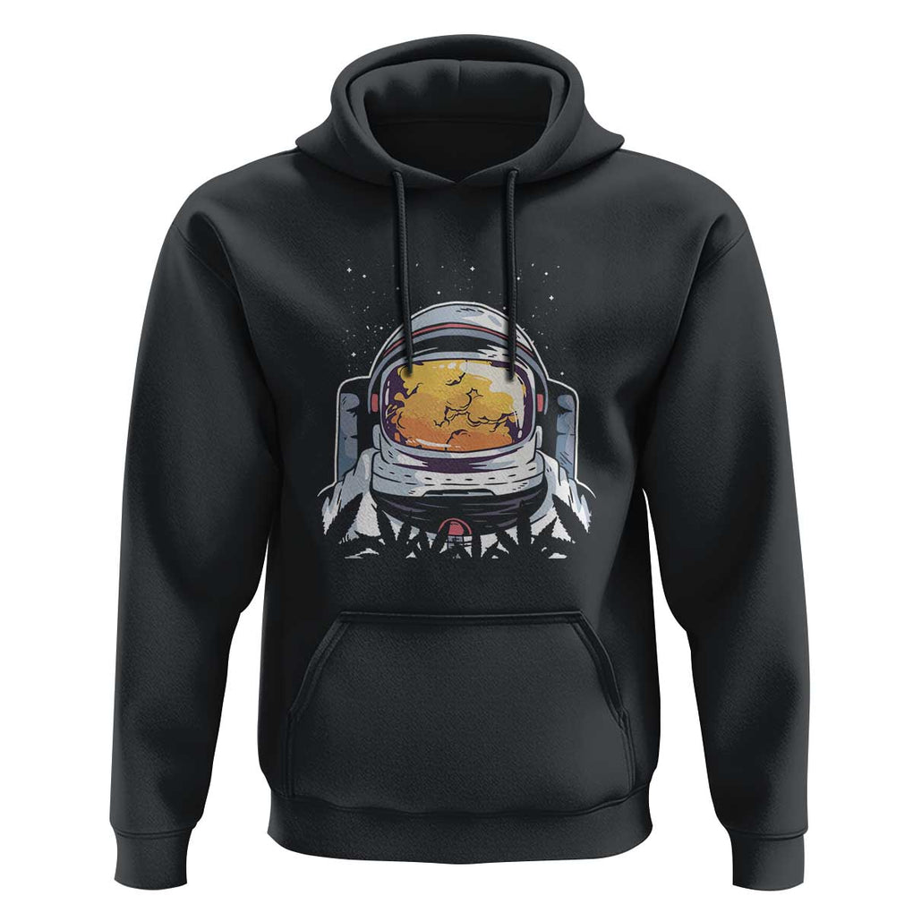 ASTRONAUT ALIEN UFO Hoodie Smoking Weed Cannabis Smokers TS01 Black Print Your Wear
