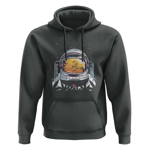 ASTRONAUT ALIEN UFO Hoodie Smoking Weed Cannabis Smokers TS01 Dark Heather Print Your Wear